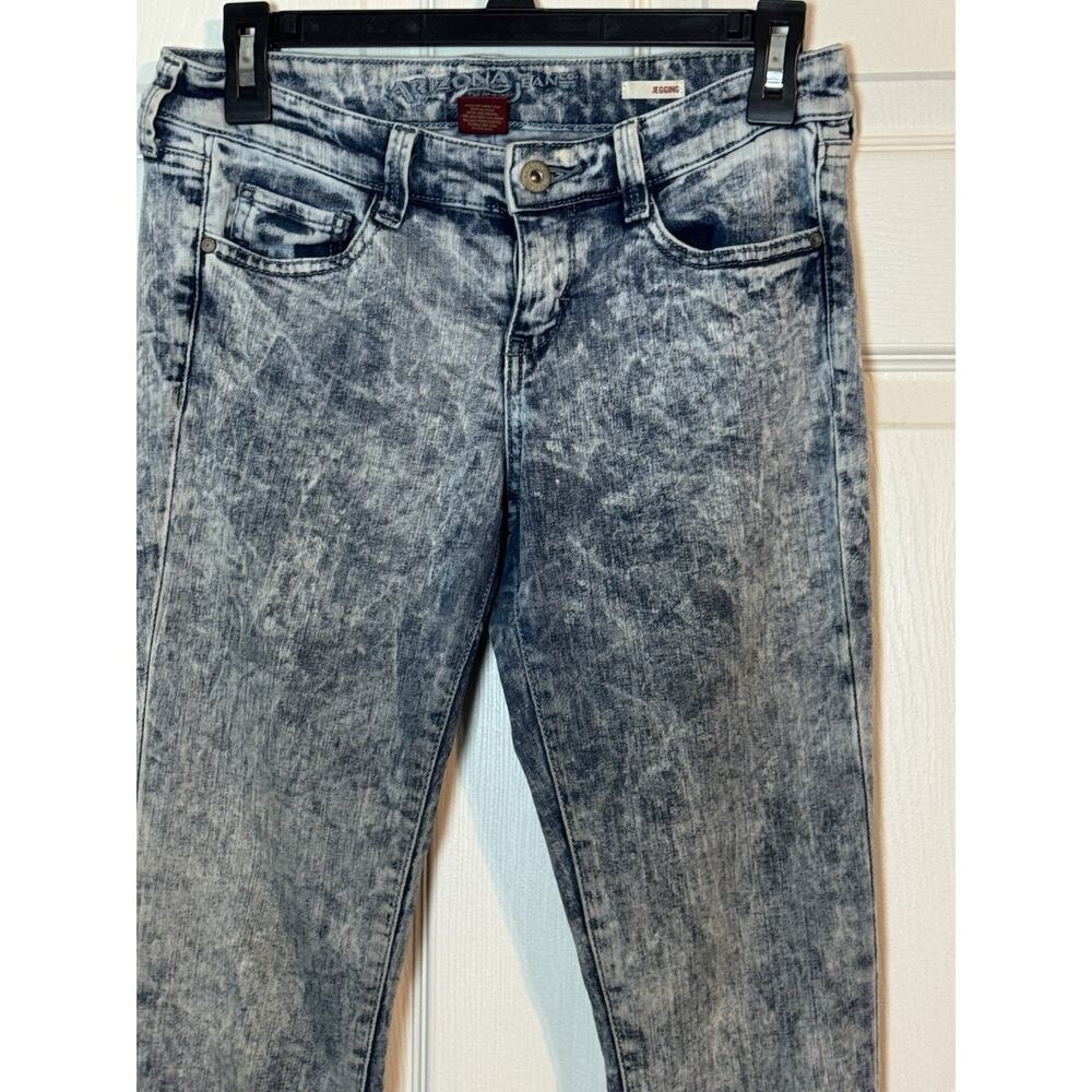 Arizona Jeans Women’s Acid Wash Jegging, 90’s Vibe, Grunge, Stretchy, Size 3